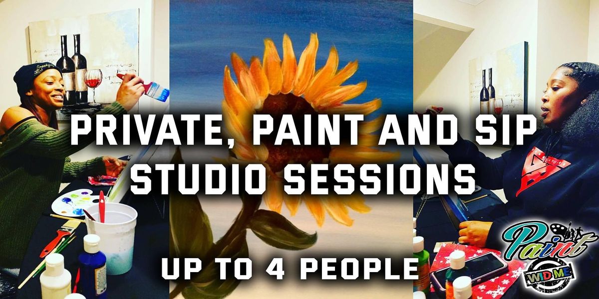 PAINT AND SIP SMALL GROUP SESSIONS! LIVE DJ PARTYWIDME ATL MAKEUP