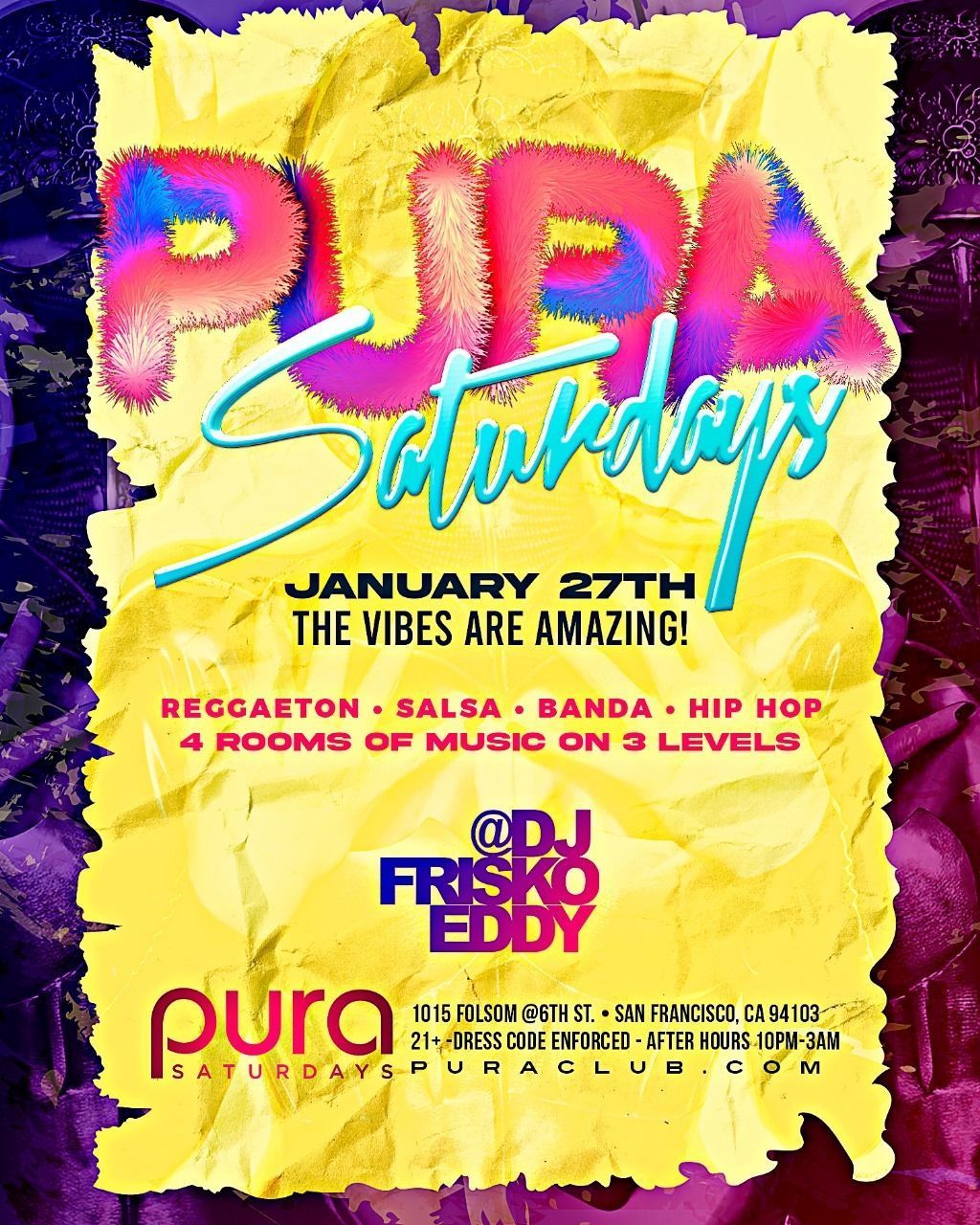 PURA Saturdays at 1015 Folsom