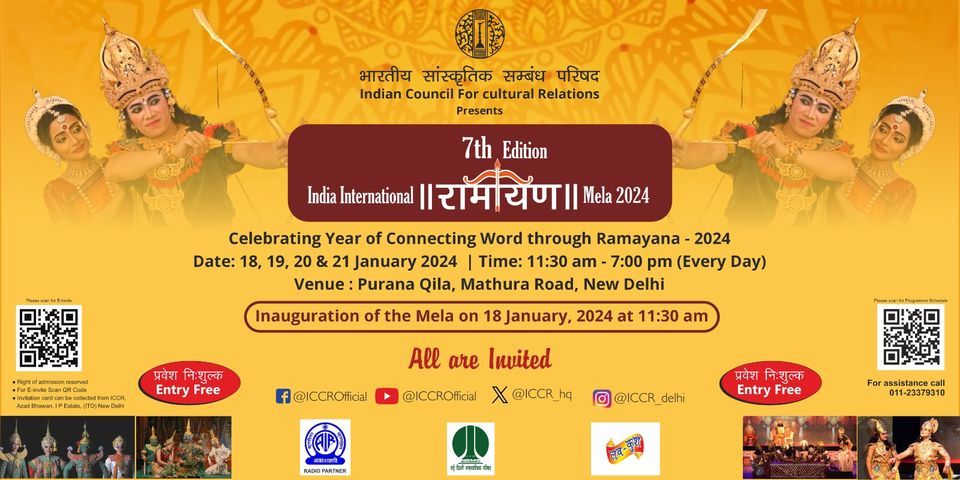 7th Edition India International Ramayana Mela 2024