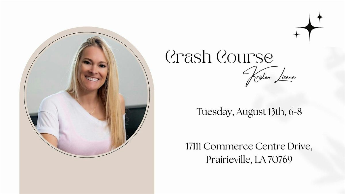 Real Estate Crash Course 17111 Commerce Centre Drive, Suite A