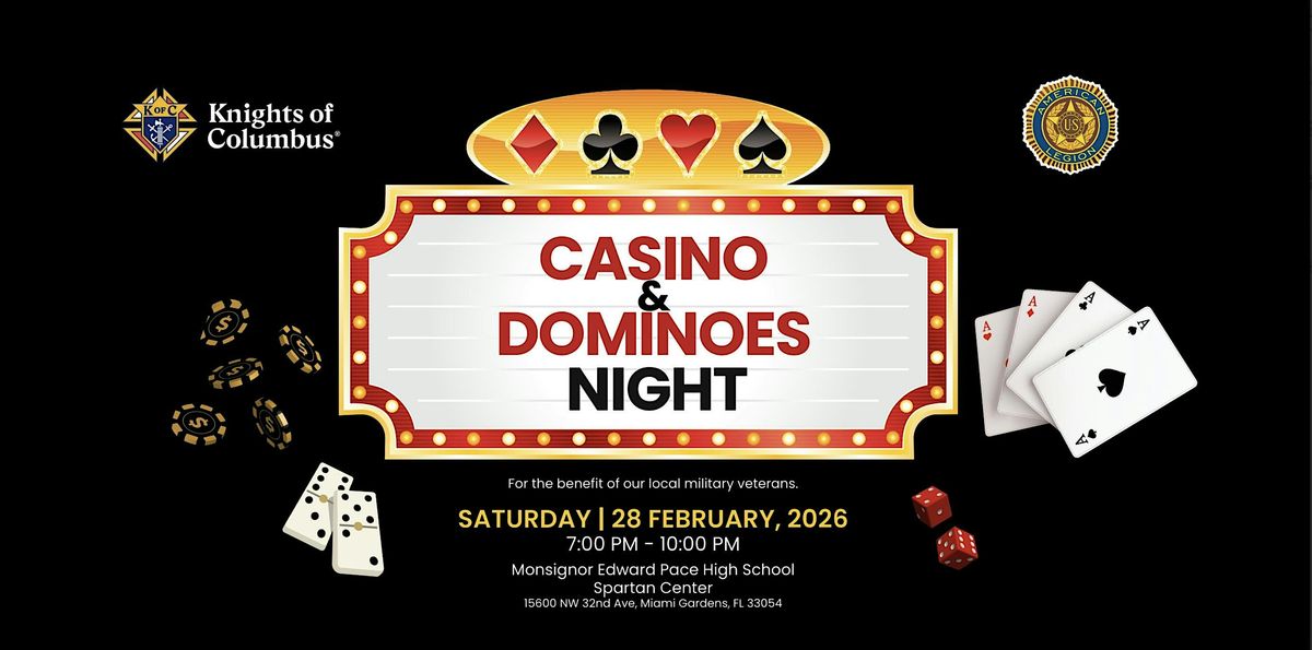 Knights of Columbus and American Legion Post 144: Casino and Dominoes Night