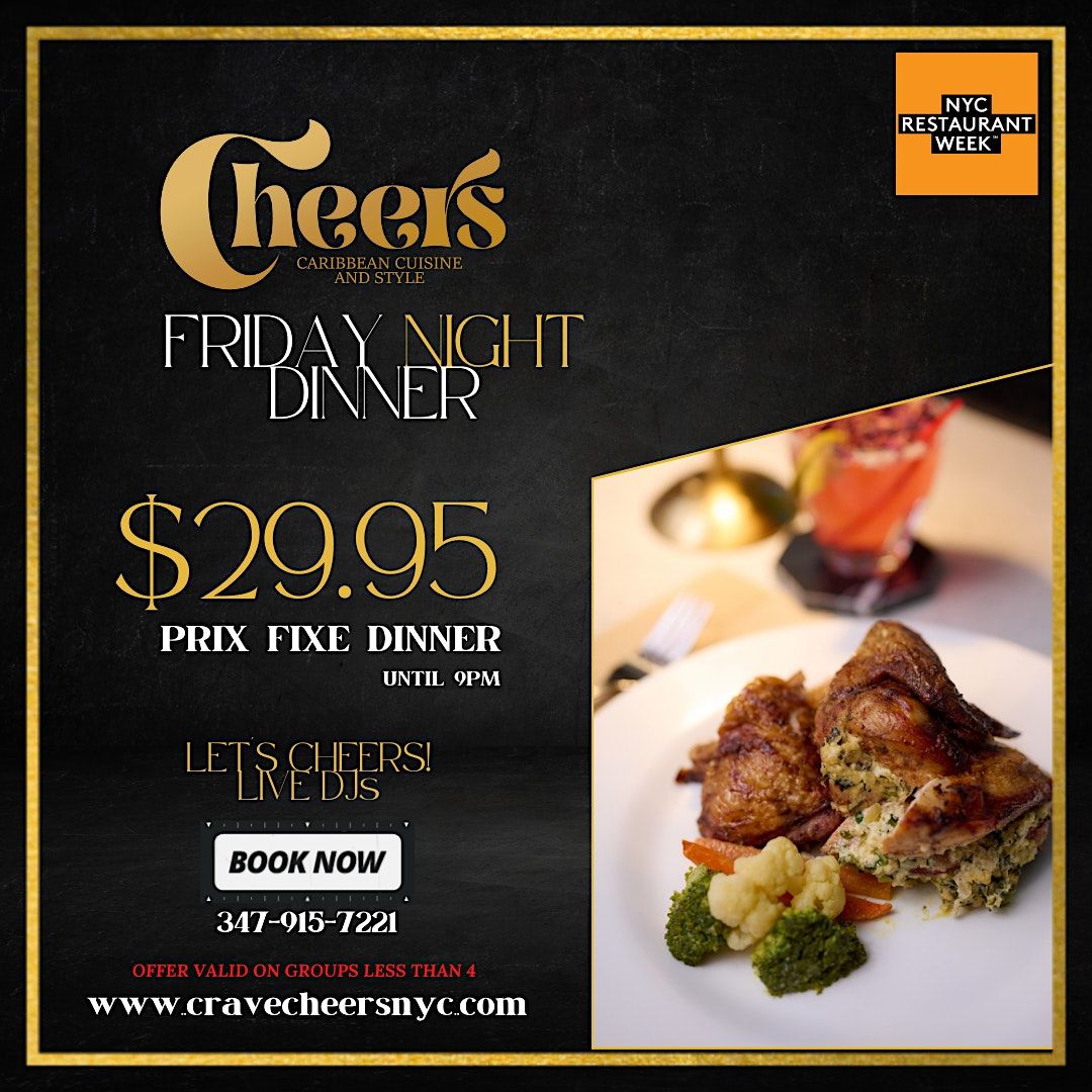 Cheers Upscale Caribbean Dining Restaurant Week (Queens, NY) 243rd