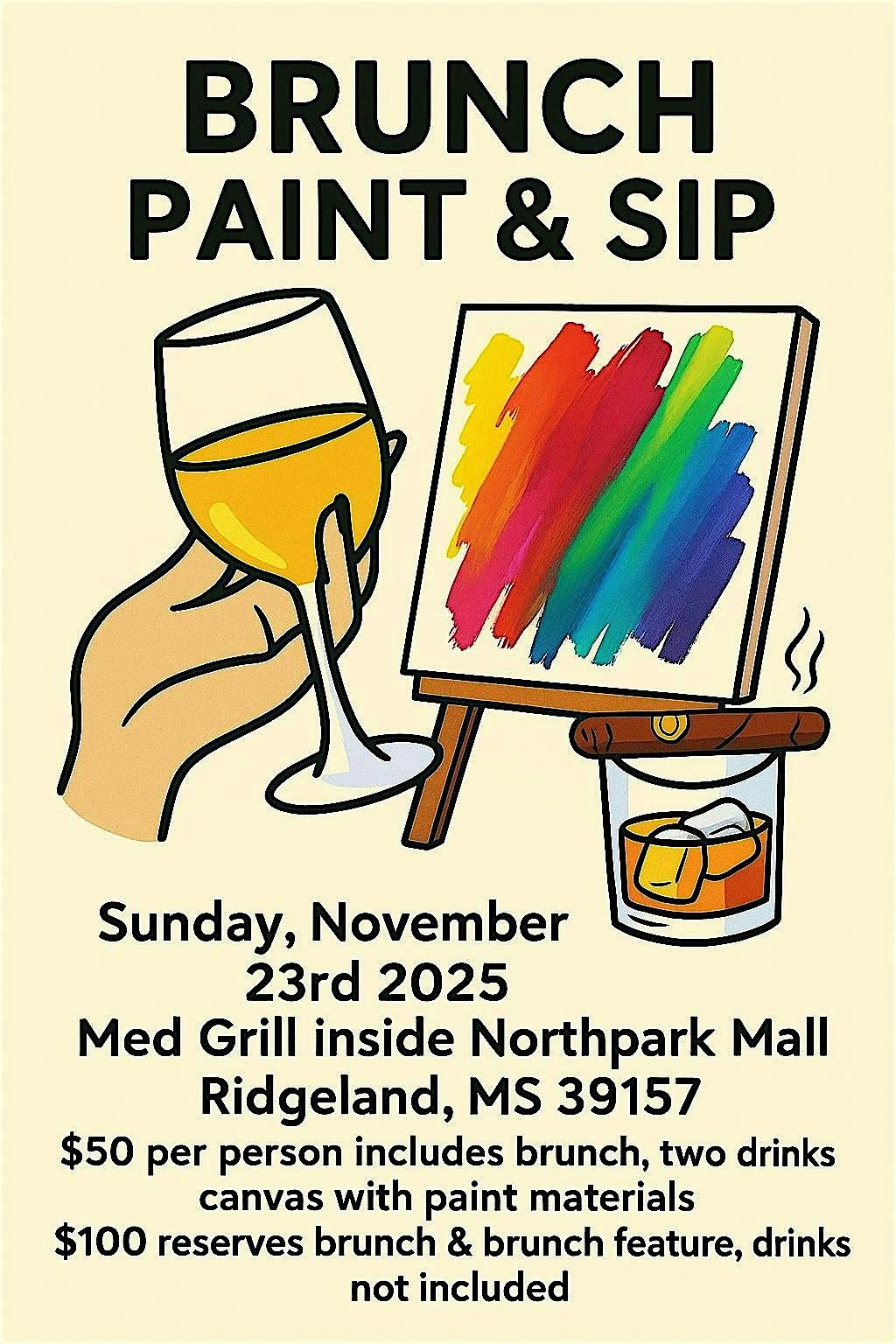 Brunch Paint & Sip