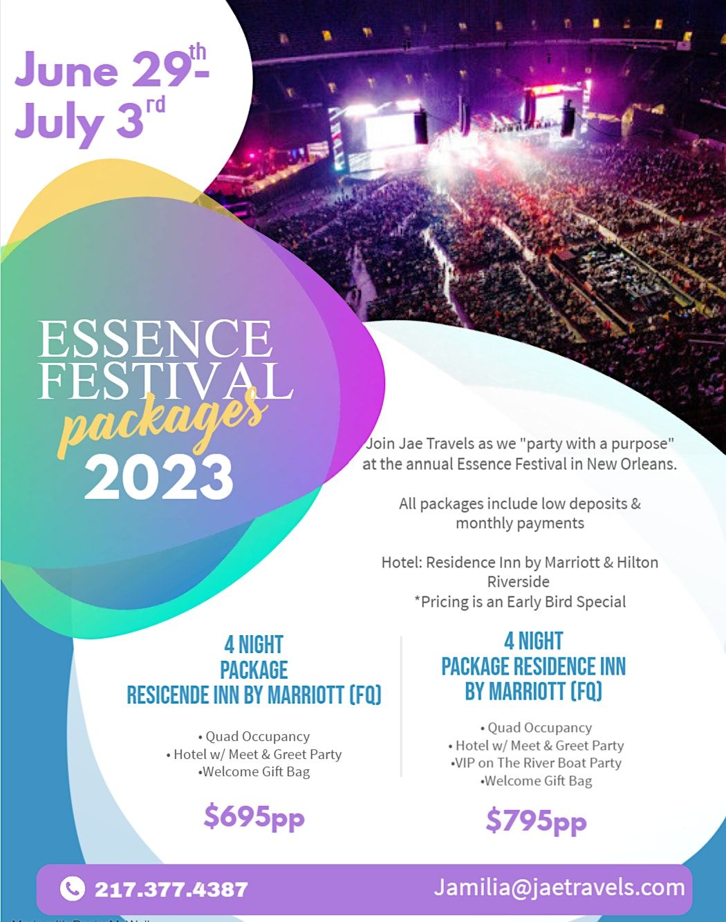 Essence Festival 2023 Hotel & Party Packages Residence Inn by