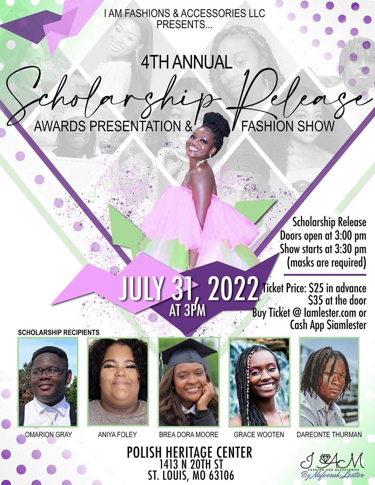 I AM WHO GOD SAYS I AM SCHOLARSHIP RELEASE Polish Heritage Center, St