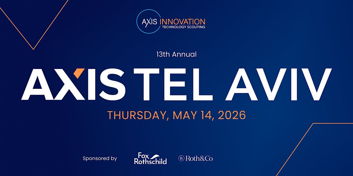 Axis Tel Aviv 2026: Startups. Investors. Corporations.