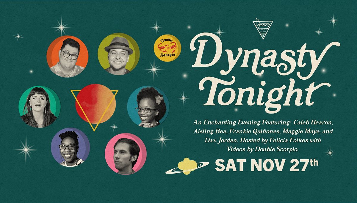 Dynasty Tonight! w\/ Caleb Hearon, Frankie Qui\u00f1ones, Aisling Bea, + More!
