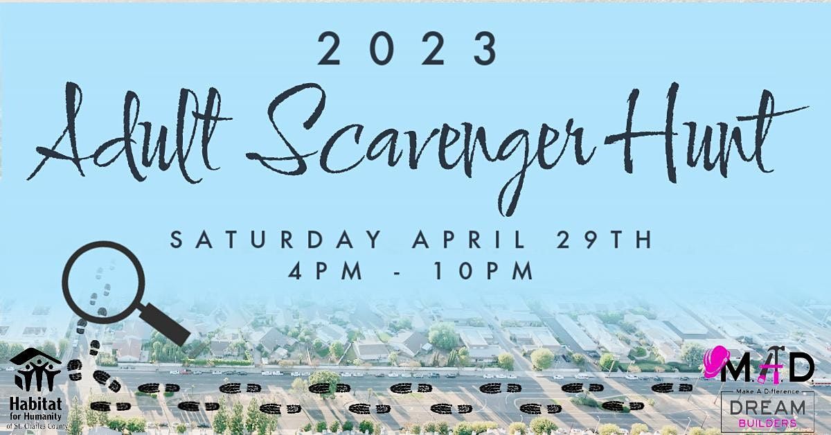 Adult Scavenger Hunt 2023 Online April 29, 2023