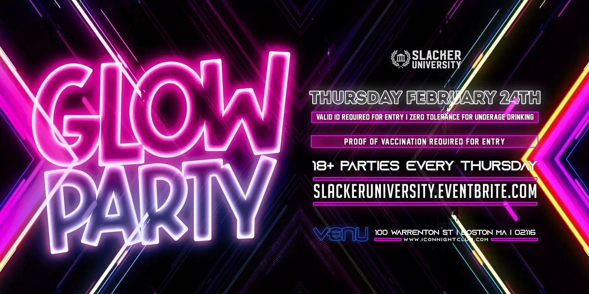 University Thursdays - Glow Party | Venu Nightclub, Boston, MA ...