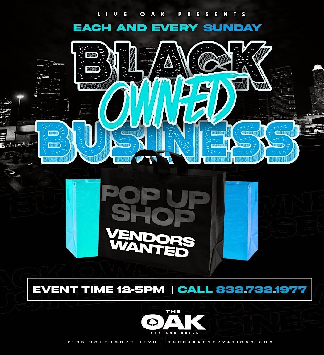 POP UP SHOP @ THE OAK !