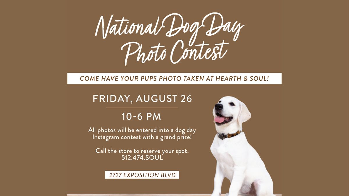 National Dog Day Photo Contest | Hearth & Soul, Tallahassee, FL ...