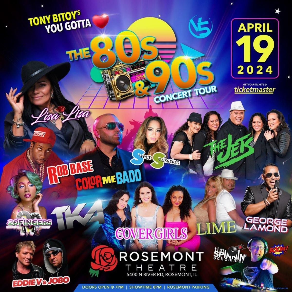 I Love the 80s 90s at Lincoln Theatre Raleigh
