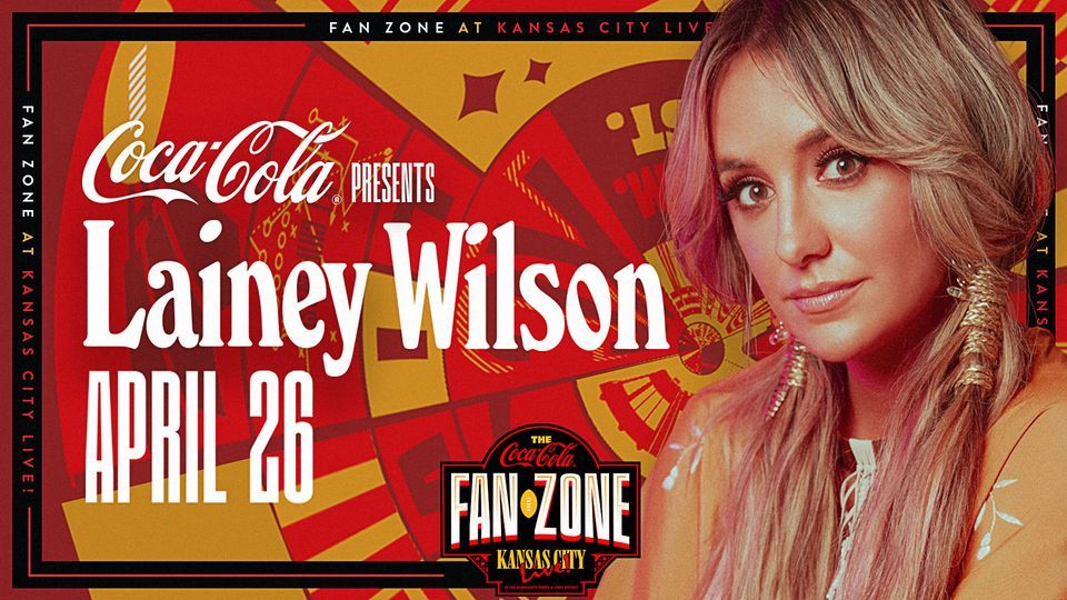 Lainey Wilson at the Coca-Cola Fan Zone in the Power & Light District ...