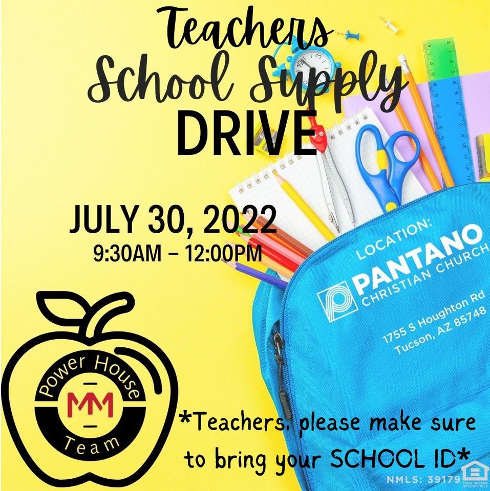 Teacher School Supply Event 1755 S Houghton Rd, Tucson, AZ 857487605
