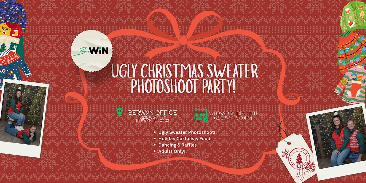 Ugly Christmas Sweater Photoshoot Party!