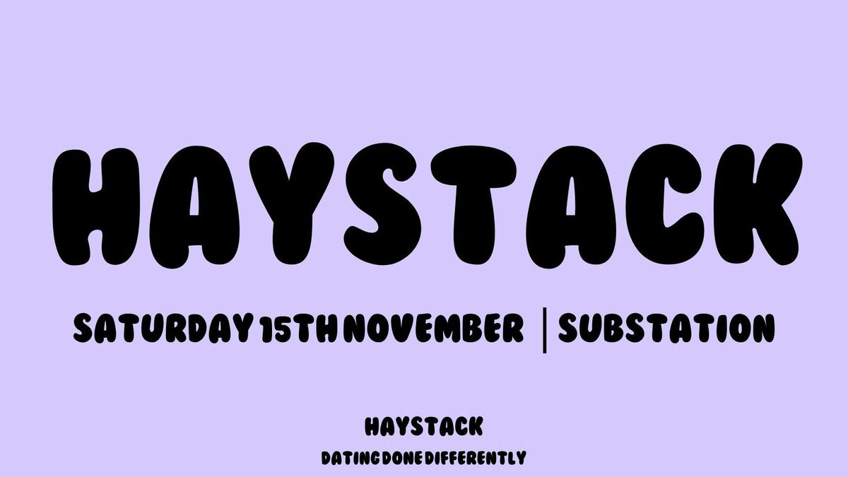 HAYSTACK DATING | ROCK CLIMBING | BRIXTON | SATURDAY 15TH NOVEMBER