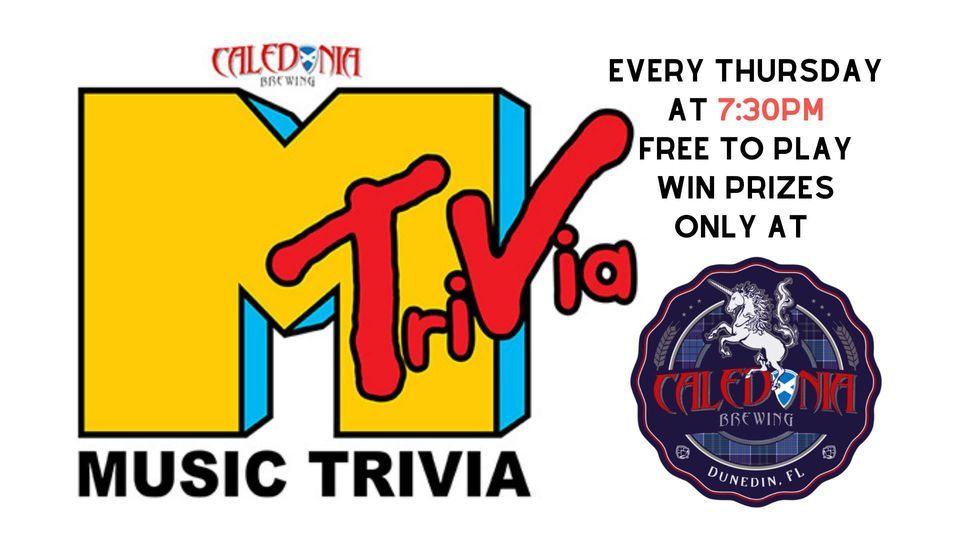 Music Trivia every Thursday at Caledonia Brewing