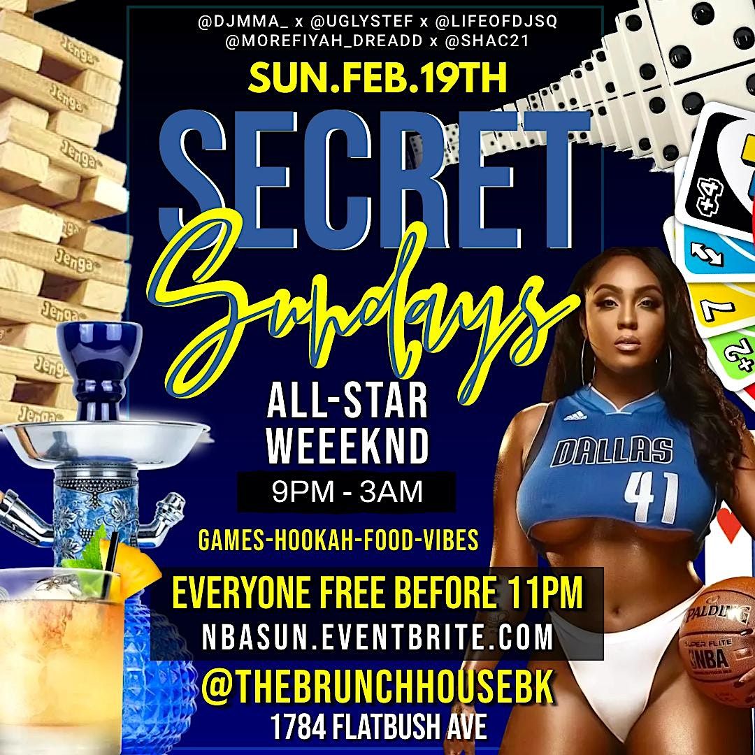 Secret Sundays All Star Weekend The Brunch House Brooklyn NY secret-sundays-all-star-weekend-the-brunch-house-brooklyn-ny