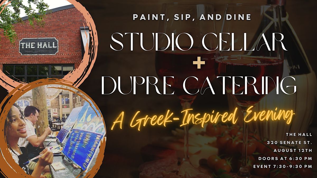 Paint, Sip, and Dine: A Greek-Inspired Event: COUPLES PACKAGE!