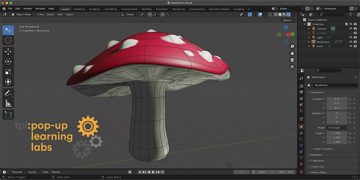 3D Fundamentals with Blender Part II: UV Mapping and Texture Painting