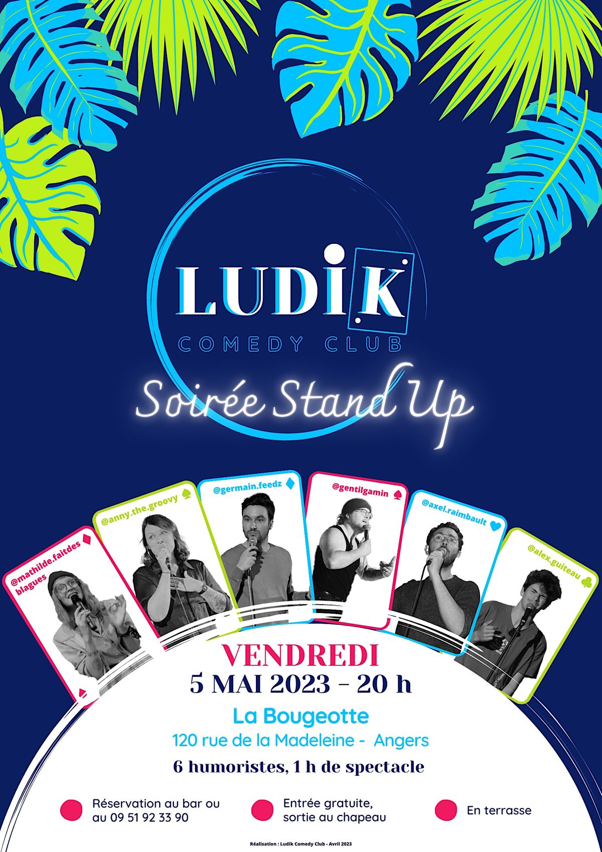 Ludik Comedy Club Bougeotte La Bougeotte Angers Pa May 5 2023 