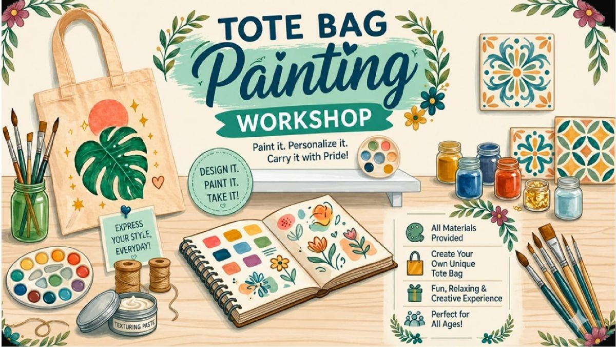 Tote-Ally You - Paint Your Own Tote
