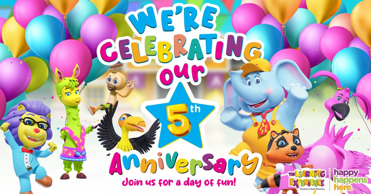 5-Year Anniversary Celebration at The Learning Experience \u2013 Upper West Side