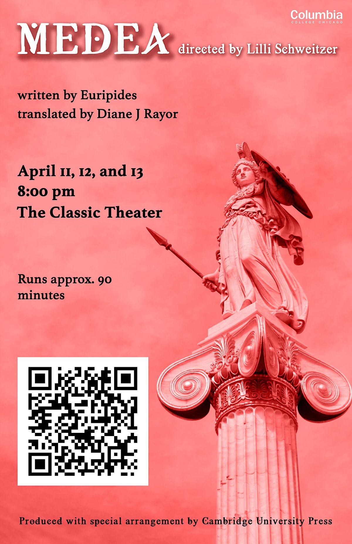 Medea at The Classic Theatre, Chicago on 12th April, 2023