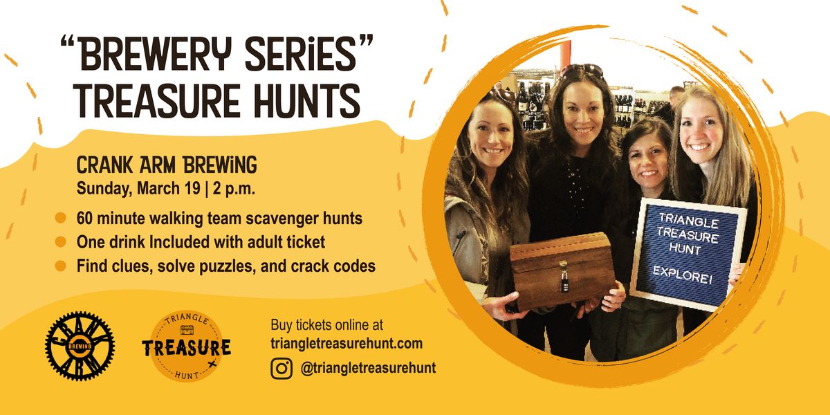 Crank Arm Brewing Warehouse District Team Treasure Hunt Crank Arm