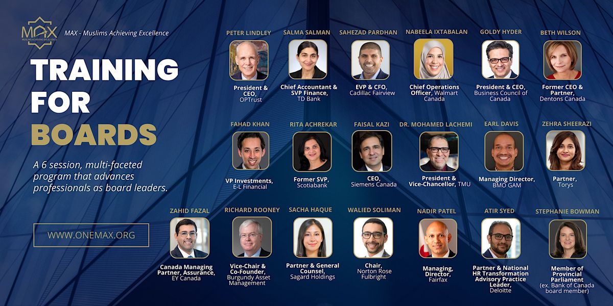 Training for Boards: Do you aspire to be a Board Member? | December 7 ...
