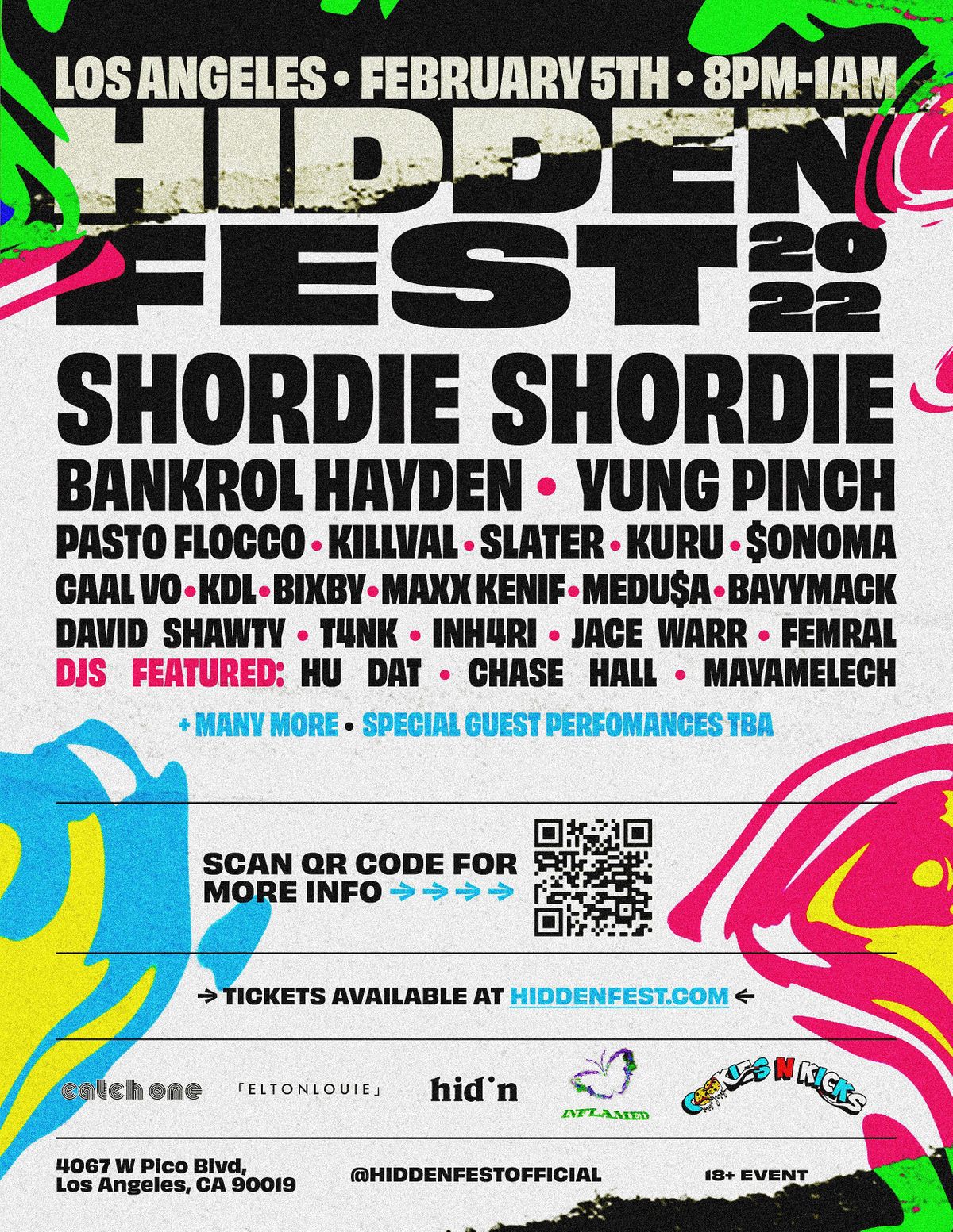 Hidden Fest Hidden Fest 2022 | Catch One, Los Angeles, CA | February 5 to February 6