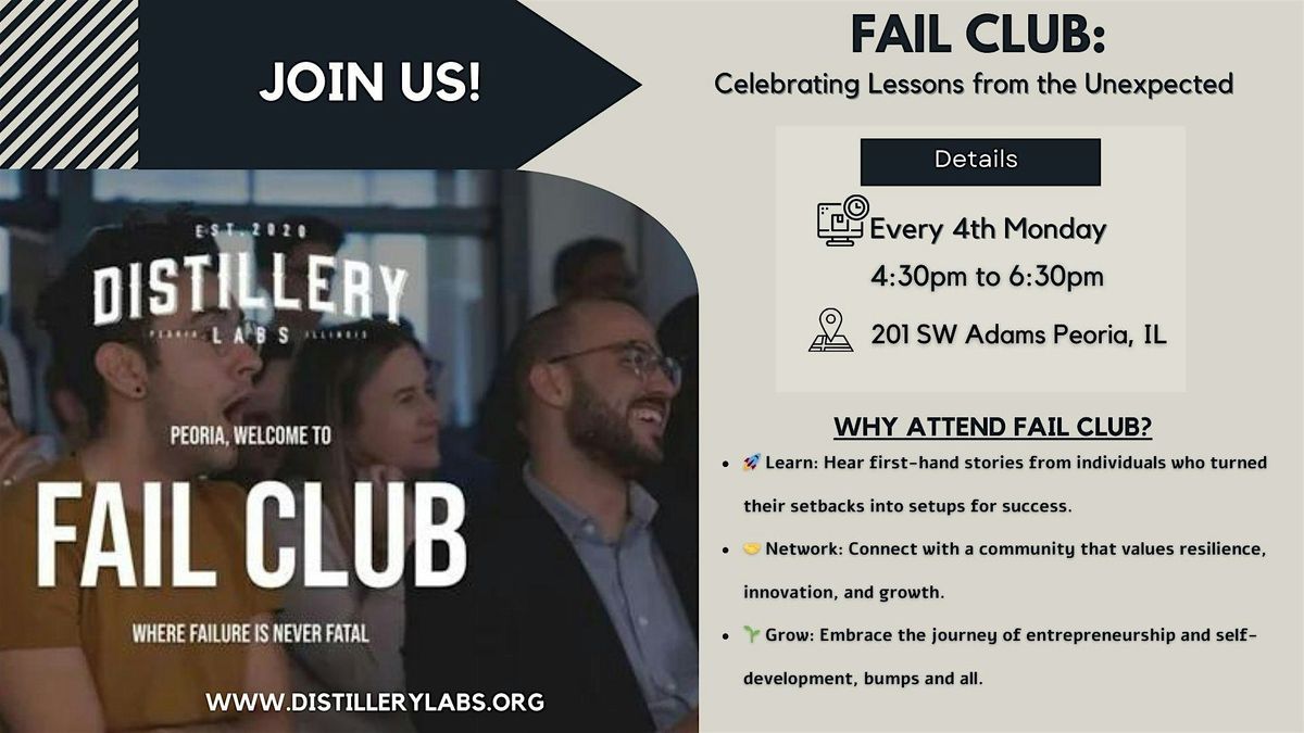 Fail Club: Celebrating Lessons from the Unexpected