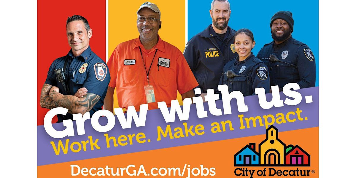 City of Decatur Hiring Event at Legacy Park, Decatur on 17th May, 2023