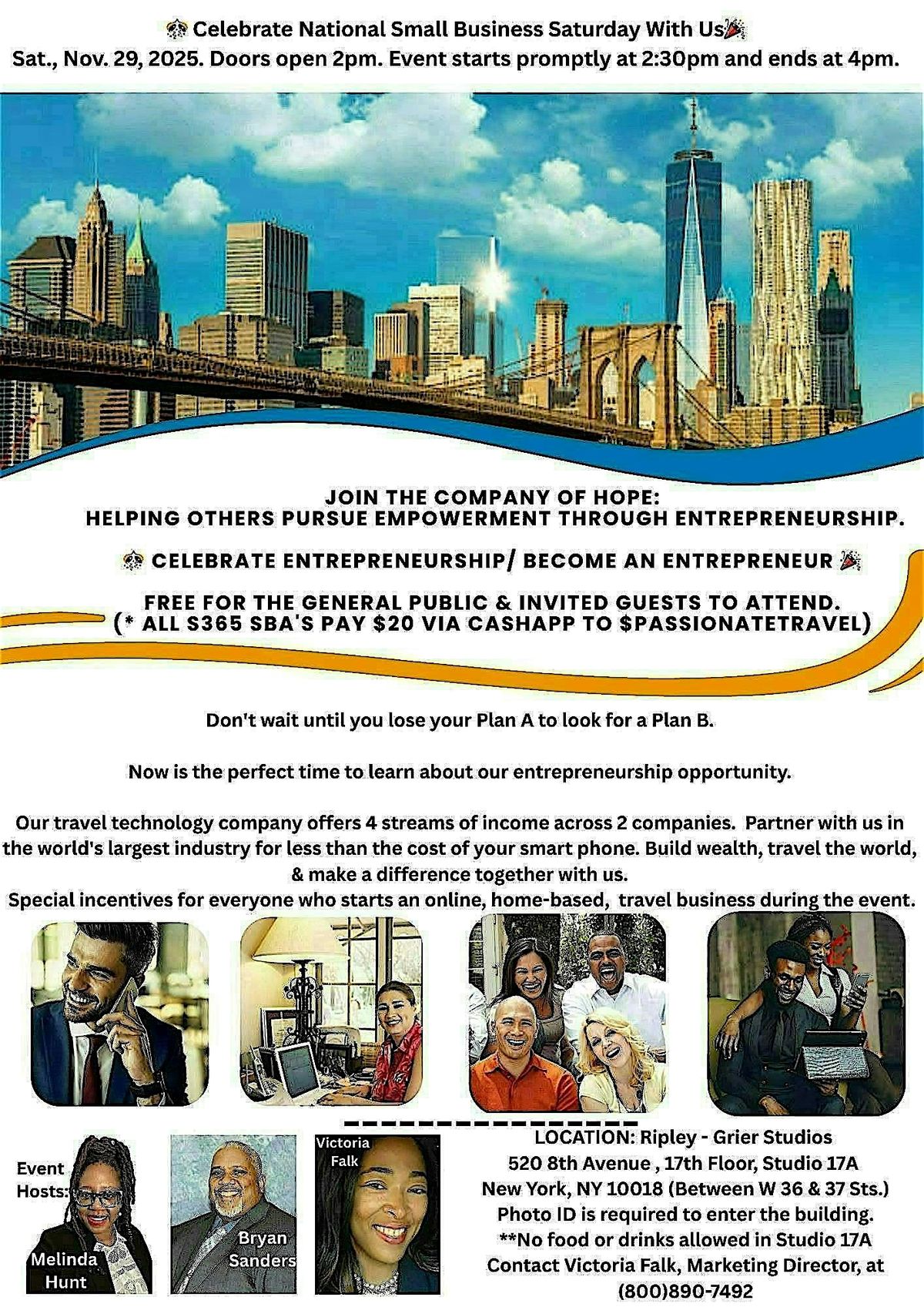 National Small Business Saturday - Travel Event