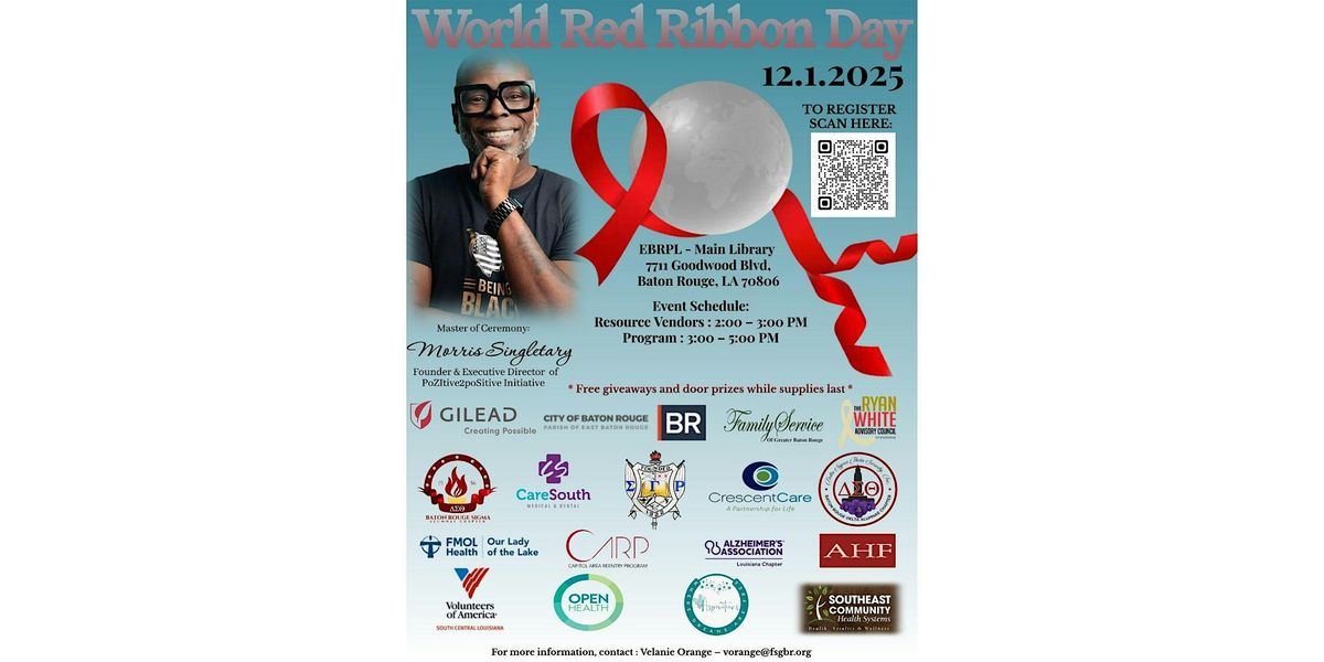 World Red Ribbon Day at 7711 Goodwood Blvd, Baton Rouge on 1st December ...