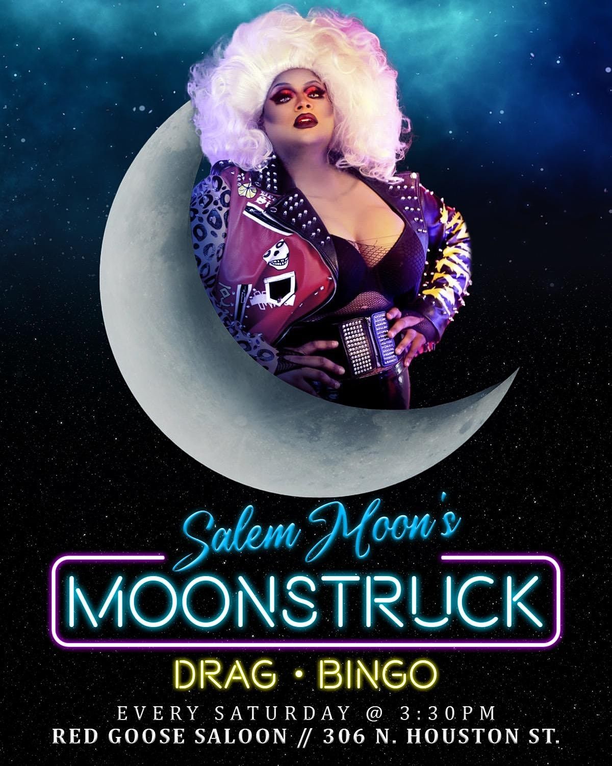 Patrick Mikyles Presents: Moon Struck Drag B!NGO hosted by Salem Moon
