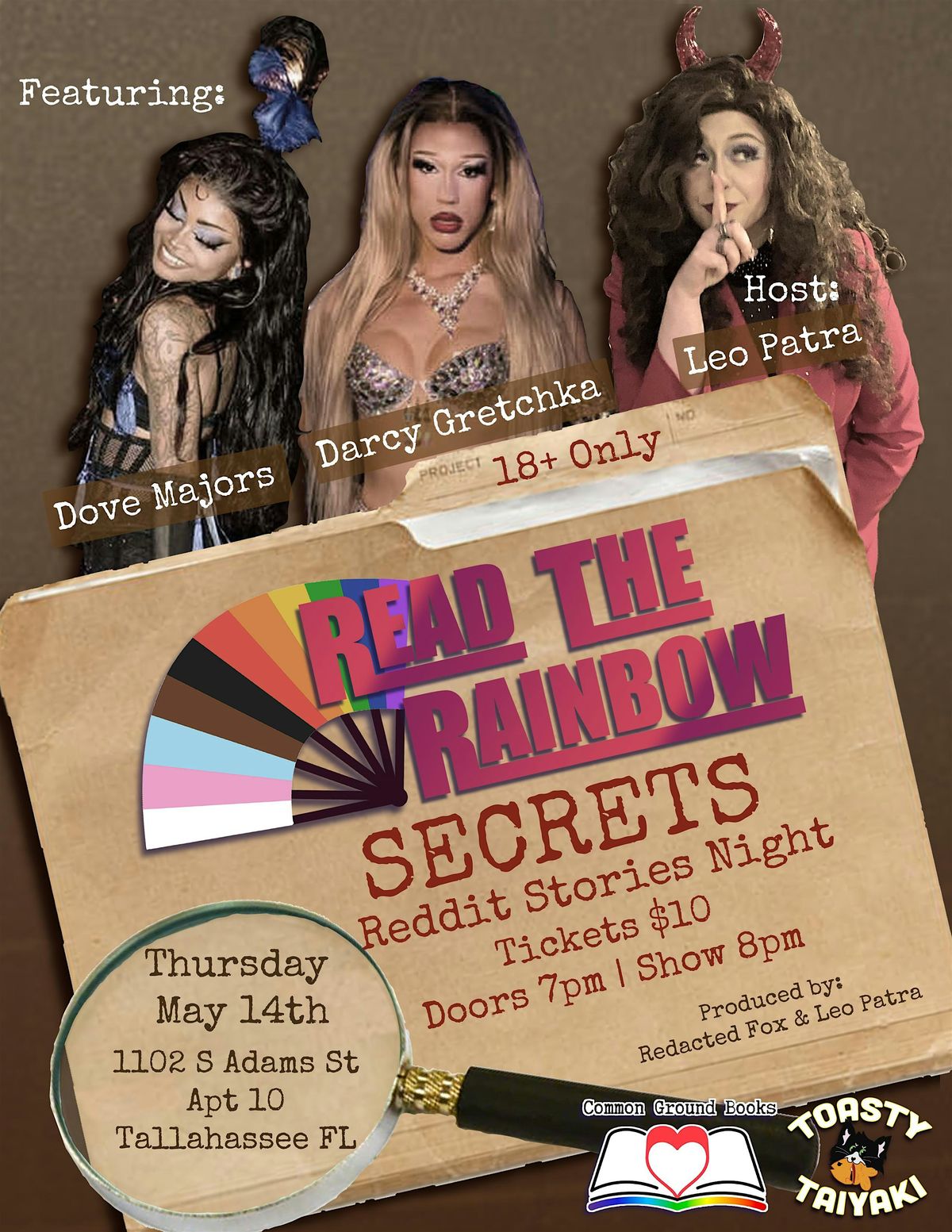 Read the Rainbow Drag Night at Common Ground Books!