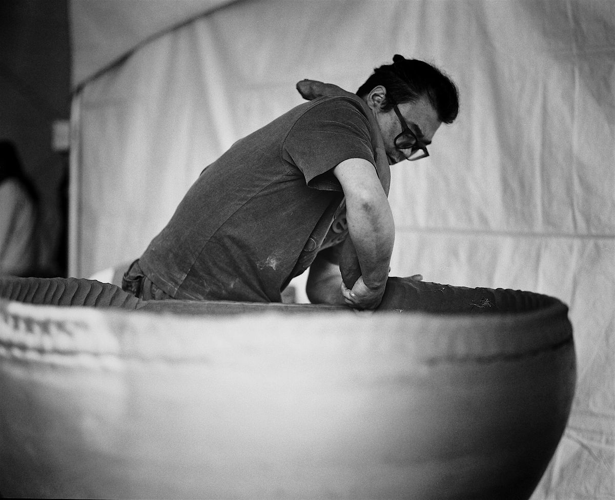 Half-Day Onggi Demo with Kwak Kyung Tae