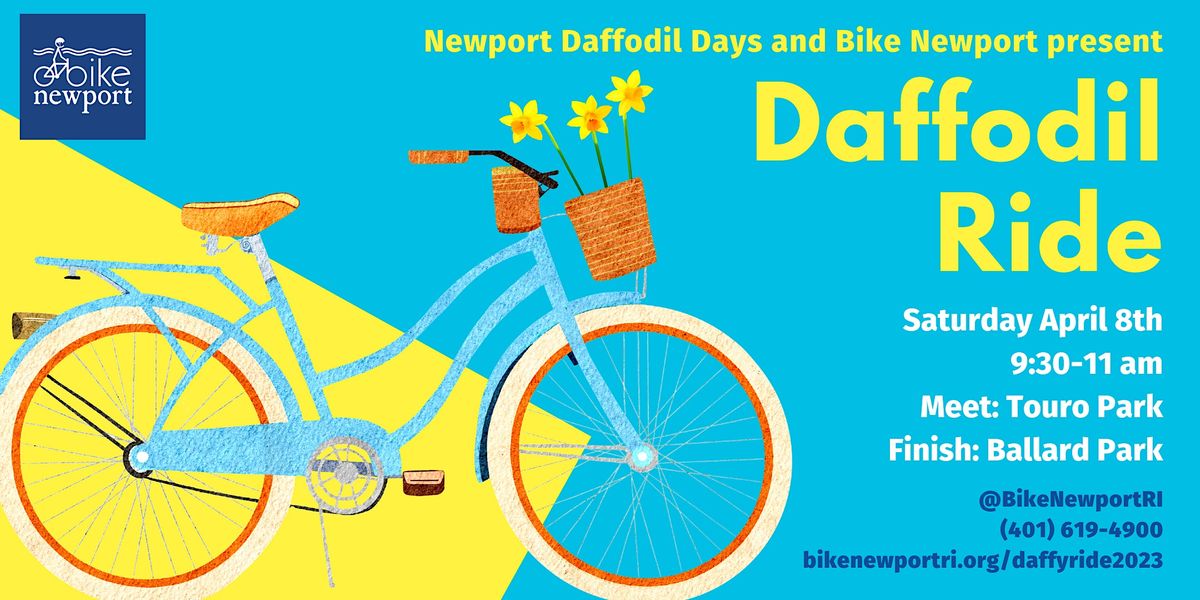 Daffodil Ride 2023 | Touro Park, Newport, RI | April 8, 2023