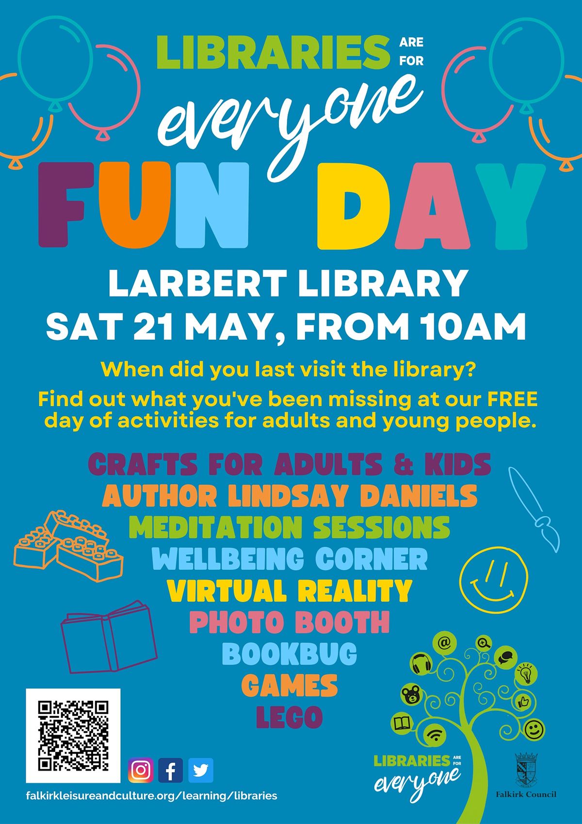 Falkirk Library Fun Day: Libraries are for EVERYONE | Falkirk Library ...