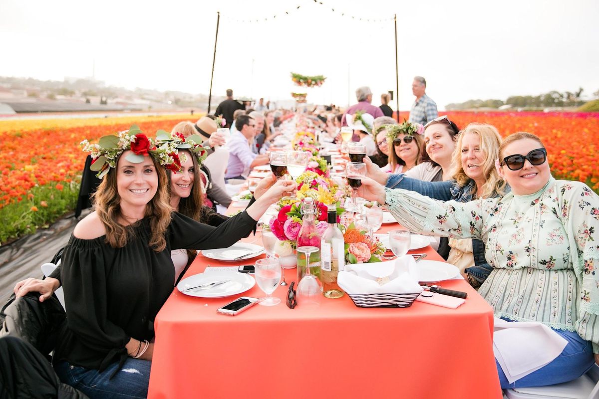 2023 American Grown Field to Vase Dinner The Flower Fields, Carlsbad, CA The Flower Fields
