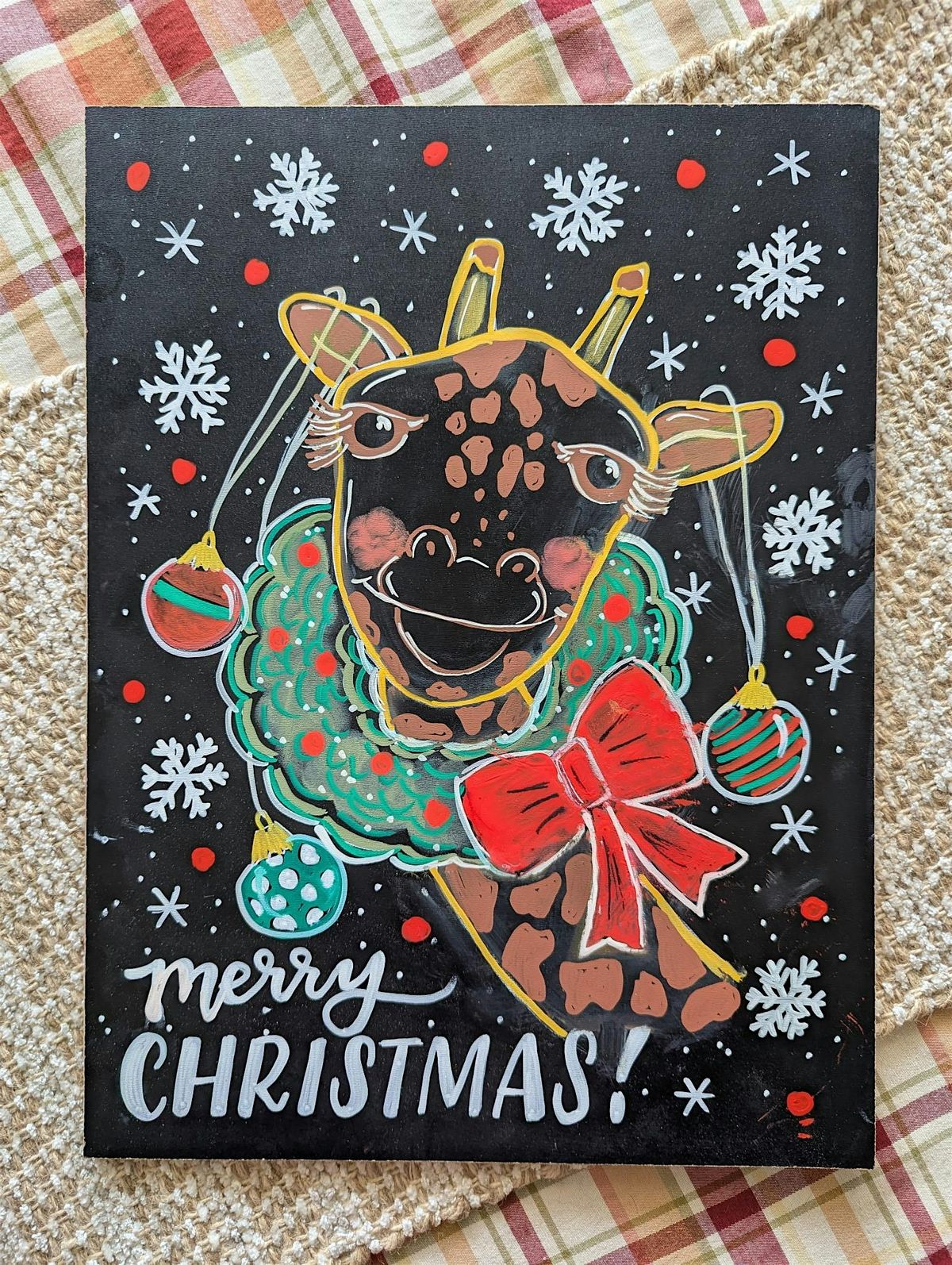 Holiday Chalk Art with the Animals Experience at Barkheimer Barns