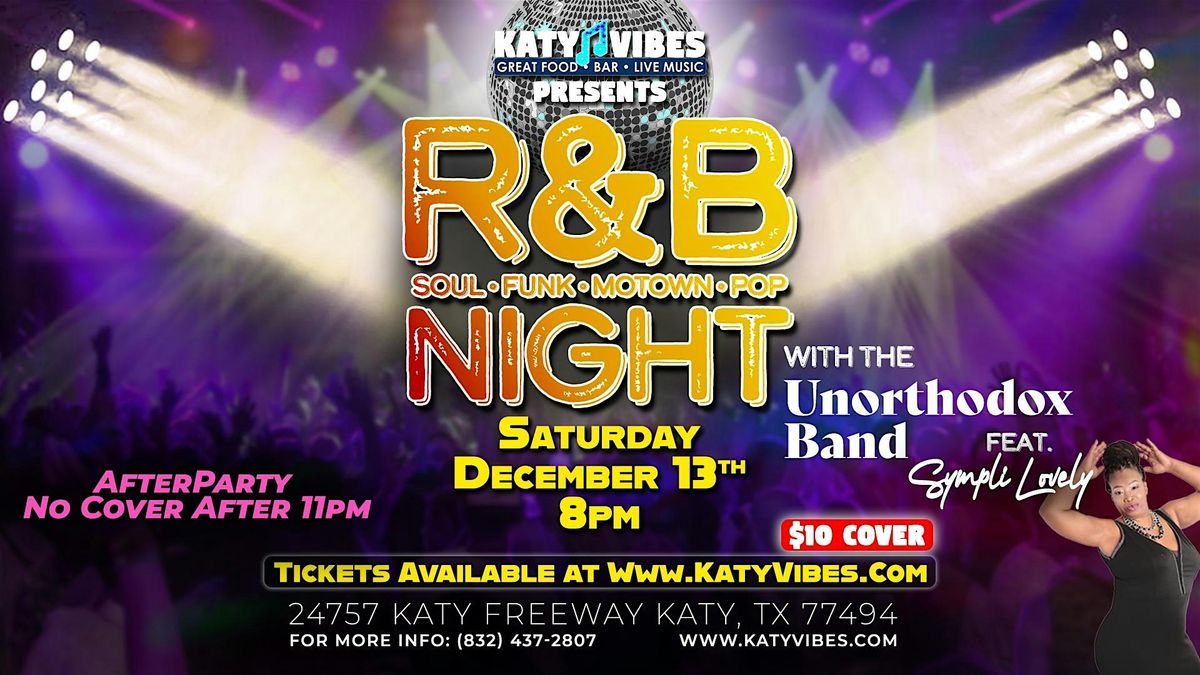 \u2728 R&B Night at Katy Vibes! \u2728