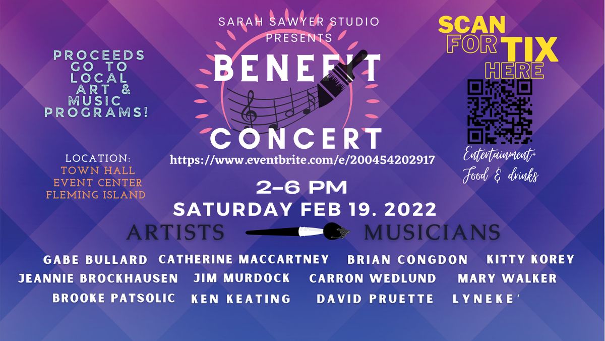 BENEFIT CONCERT Presented by Sarah Sawyer Studio