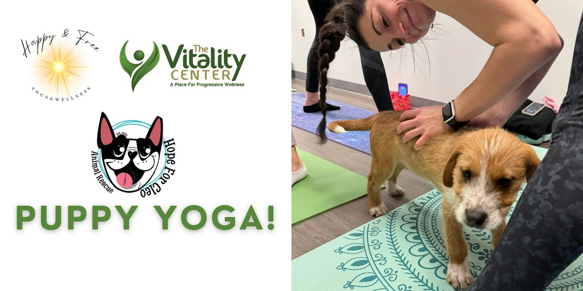 PUPPY YOGA at The Vitality Center