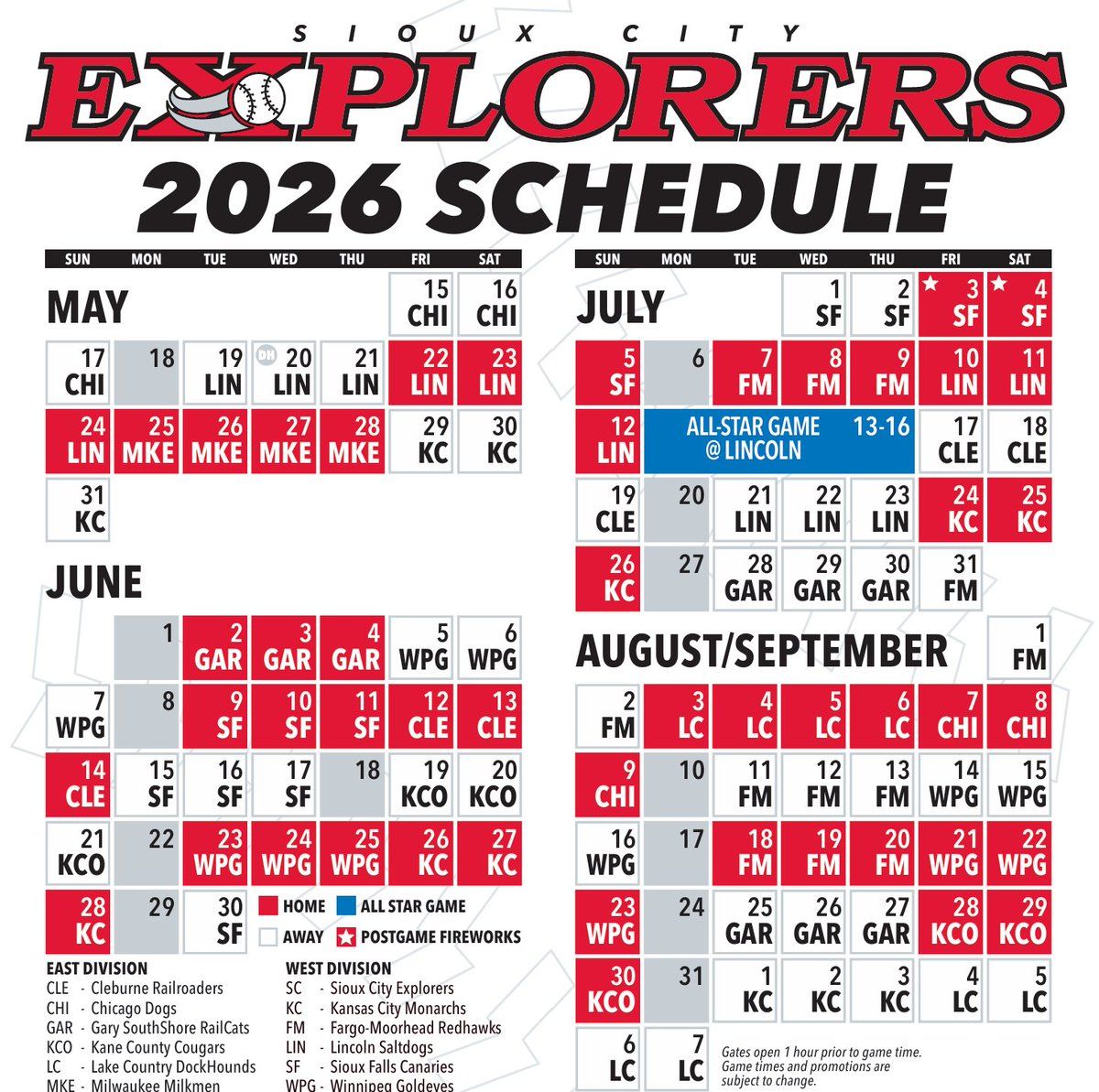 Chicago Dogs vs. Sioux City Explorers