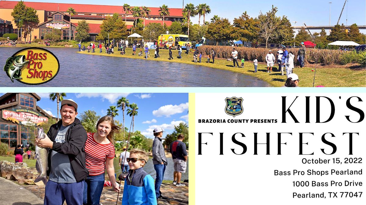 Brazoria County Parks Kid Fishfest at Bass Pro Shop Pearland