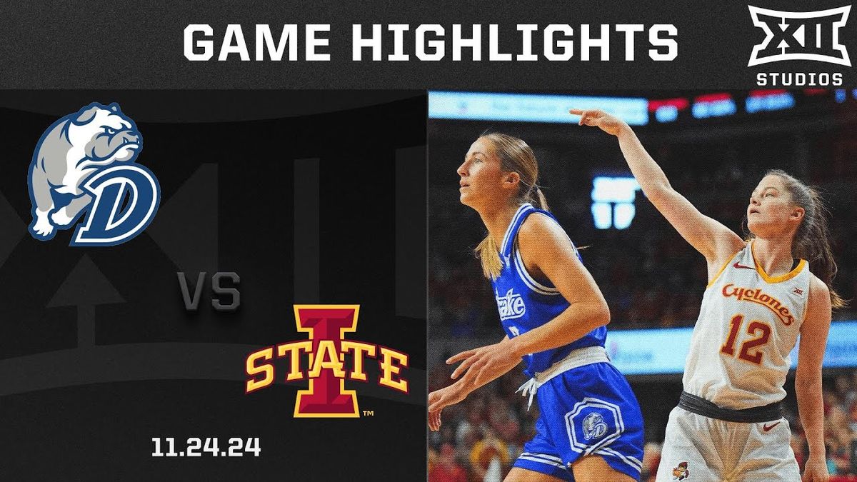 Iowa State Cyclones at Drake Bulldogs Womens Basketball at Drake Knapp Center