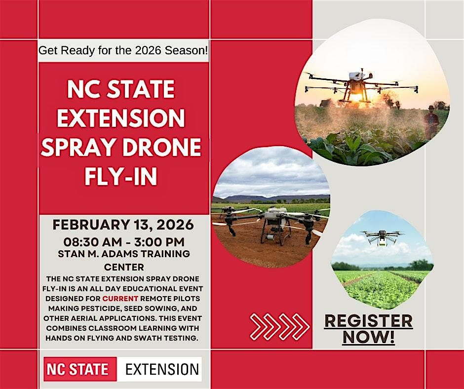 NC State Extension Spray Drone Fly-In