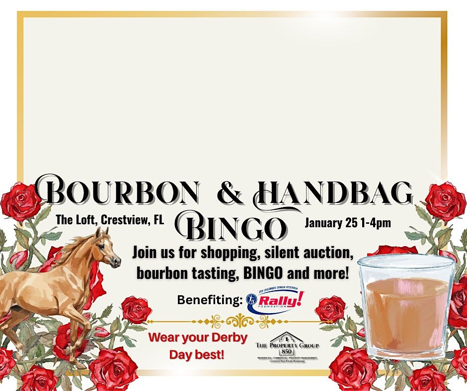 Bourbon and Handbag BINGO for Rally Foundation